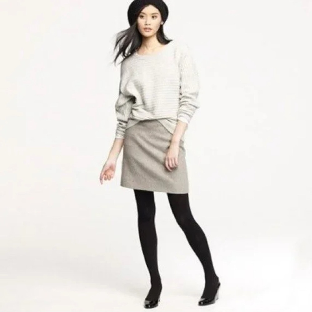 J Crew Wool Blend Women's Mini Skirt Sz 4